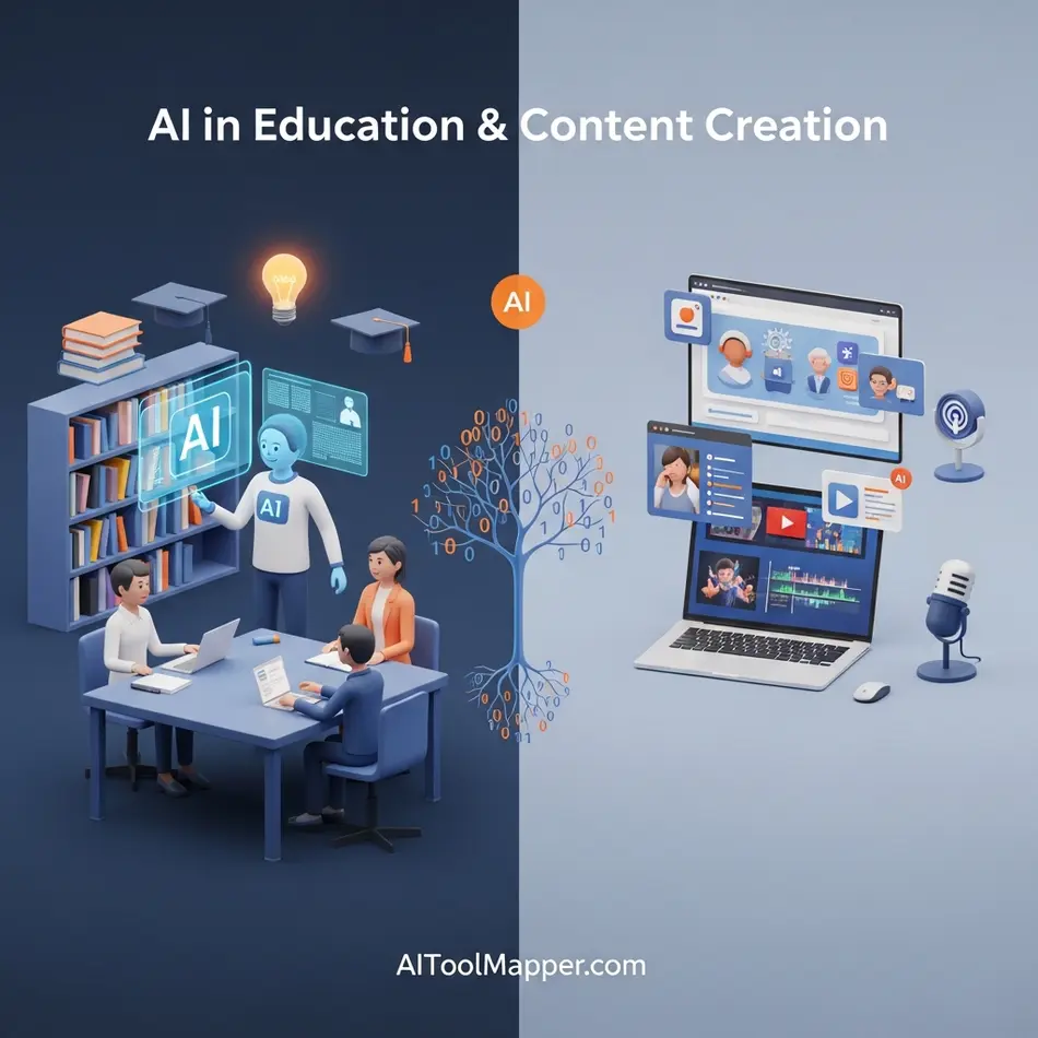 AI in Education & Content Creation - AI Tool Mapper