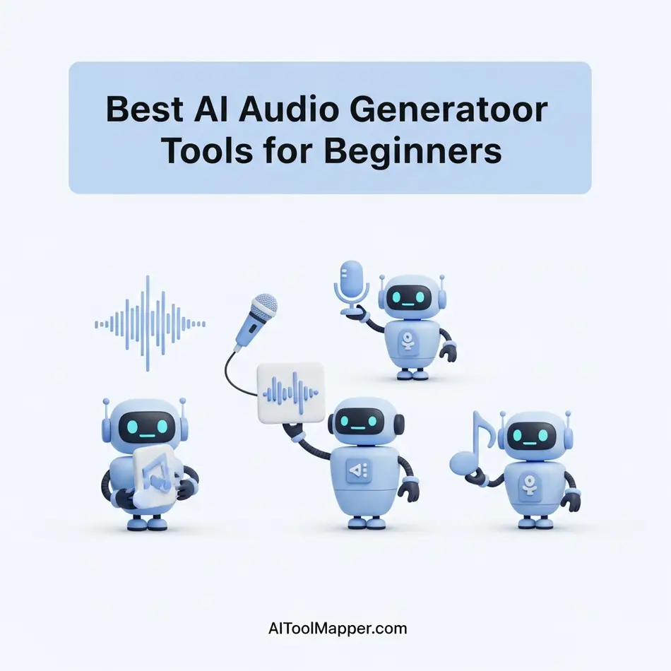 Best AI Audio Generator Tools for Beginners - AI Tool Mapper