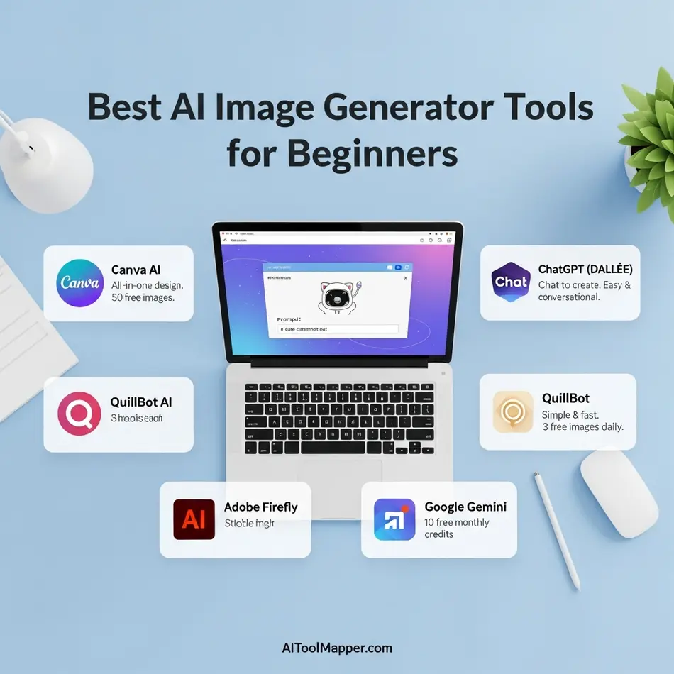 Best AI Image Generator Tools for Beginners - AI Tool Mapper
