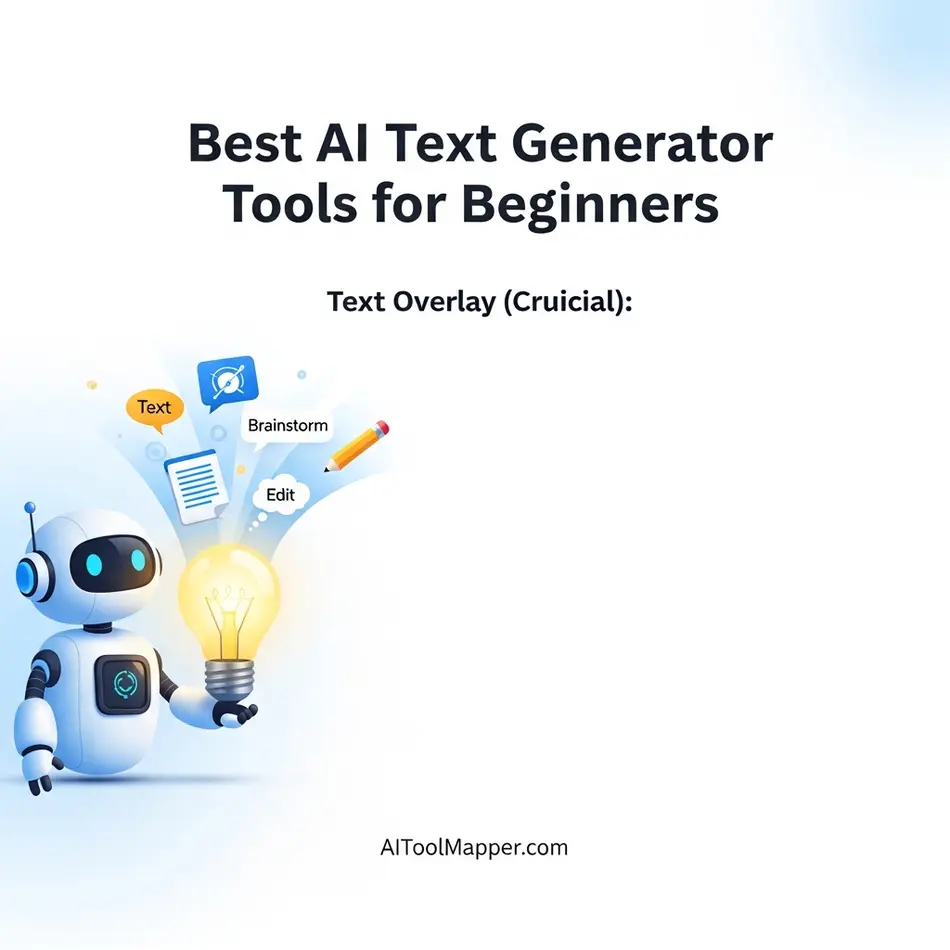 Best AI Text Generator Tools for Beginners - AI Tool Mapper