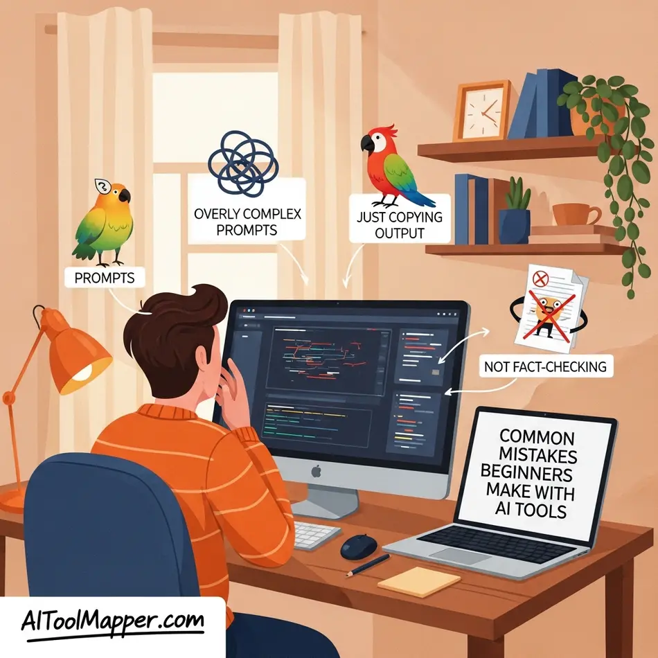 Common Mistakes Beginners Make with AI Tools - AI Tool Mapper