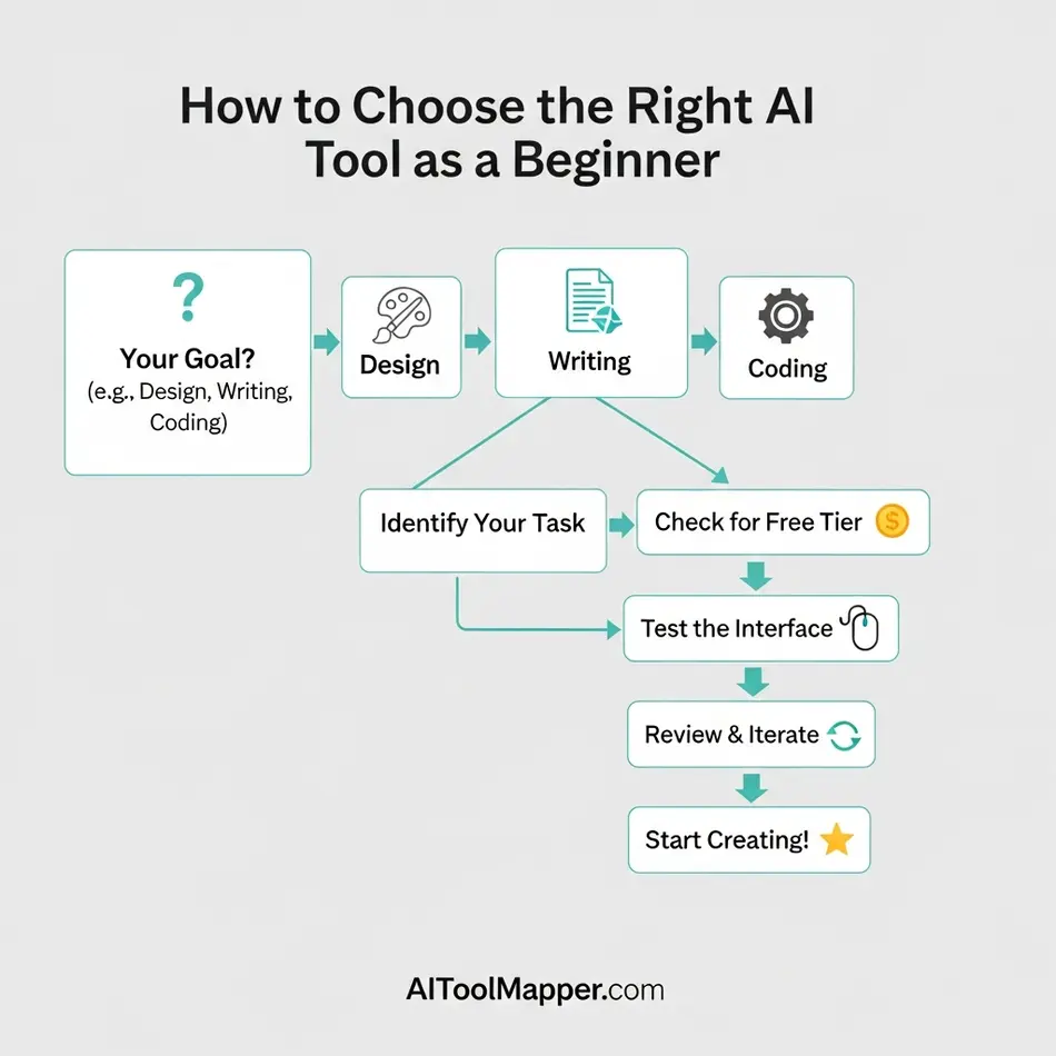 How to Choose the Right AI Tool as a Beginner - AI Tool Mapper