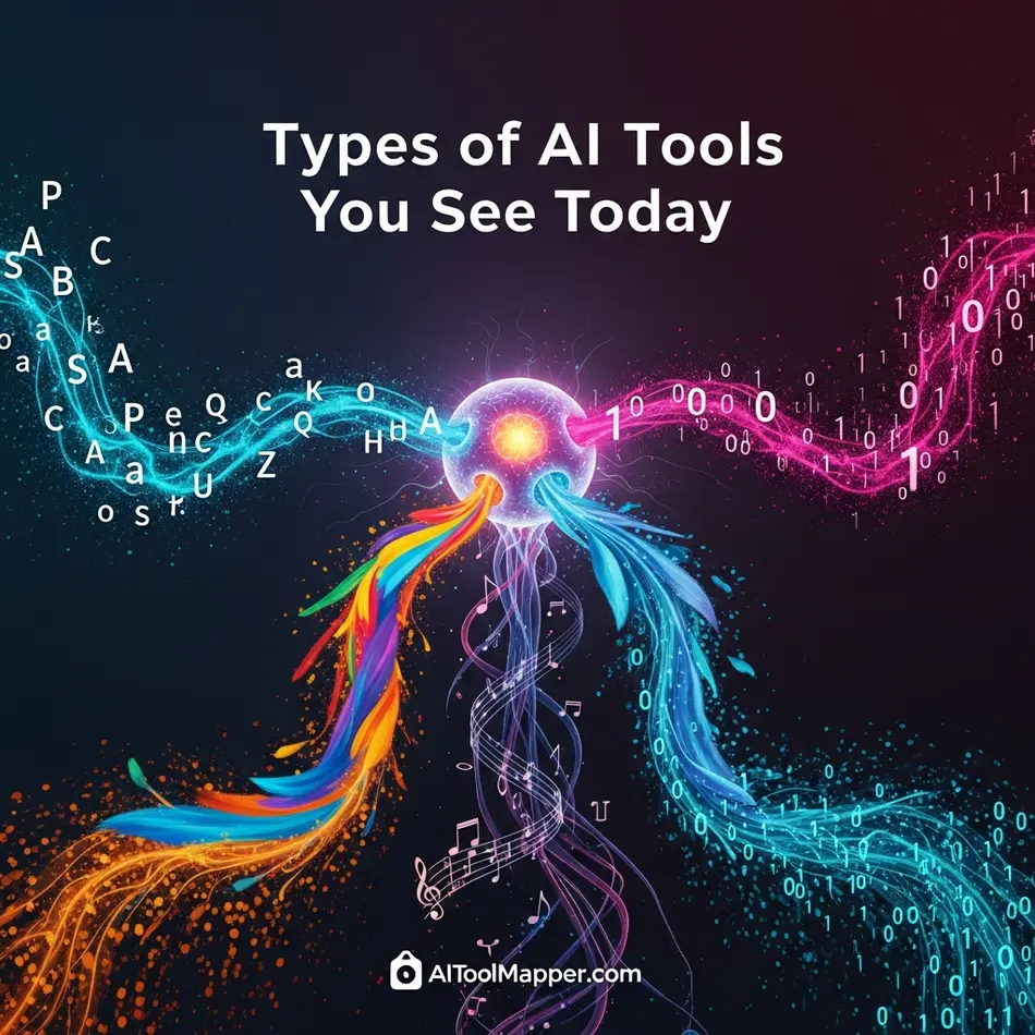 Types of AI Tools You See Today - AI Tool Mapper