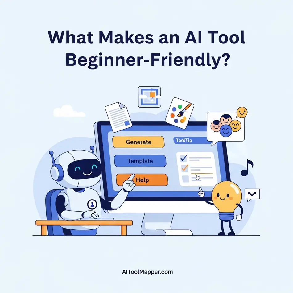 What Makes an AI Tool Beginner-Friendly - AI Tool Mapper