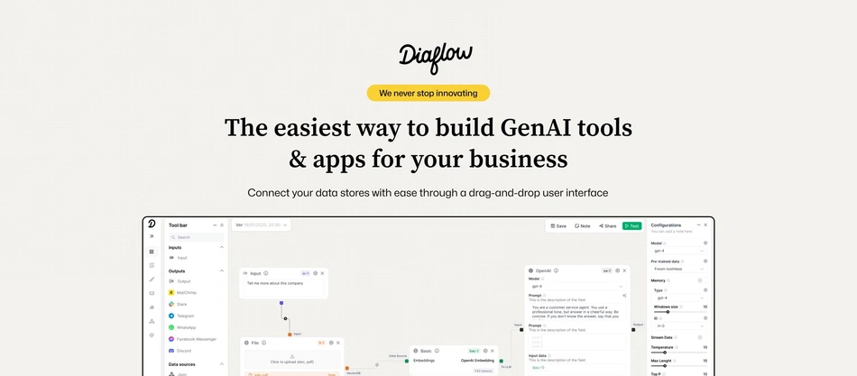 diaflow - AI Tool Mapper