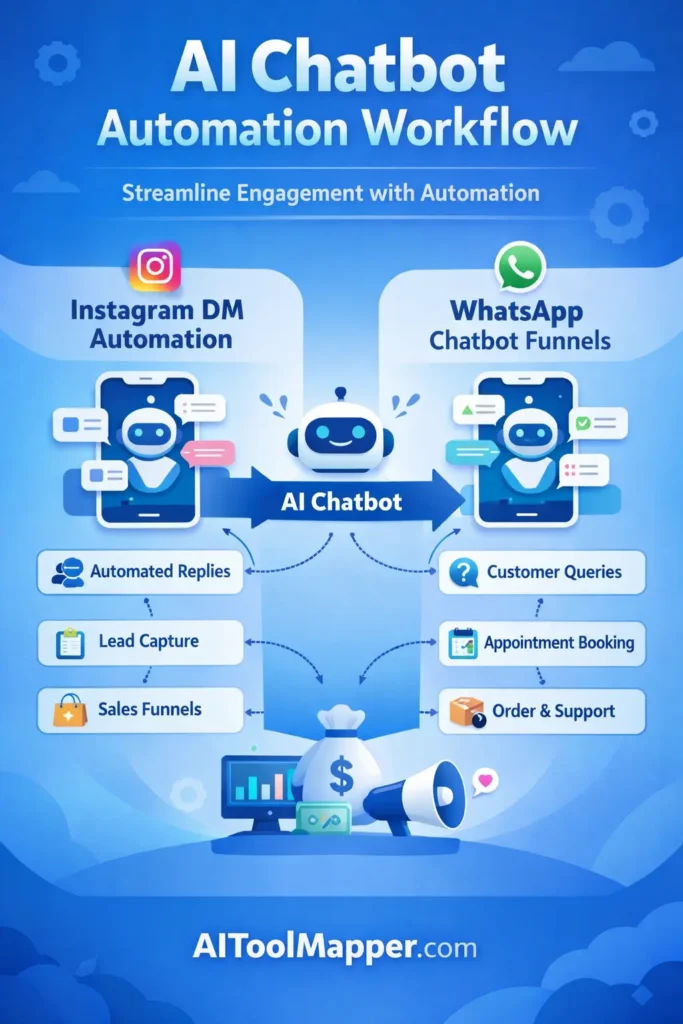 AI chatbot automation workflow explained - AIToolMapper.com