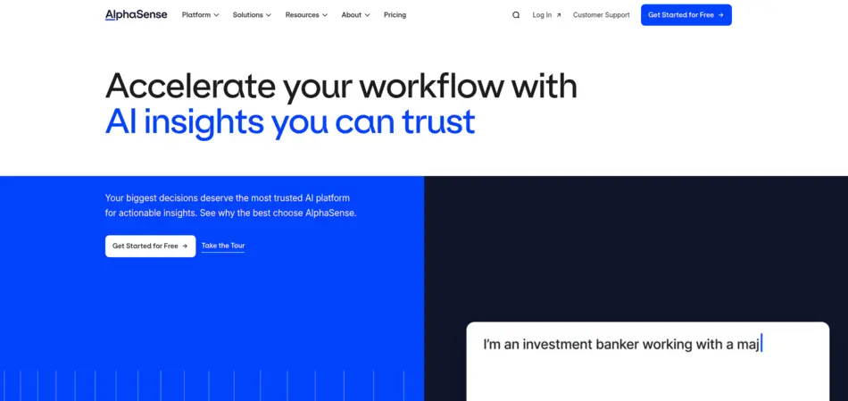 AlphaSense - AI Tool Mapper