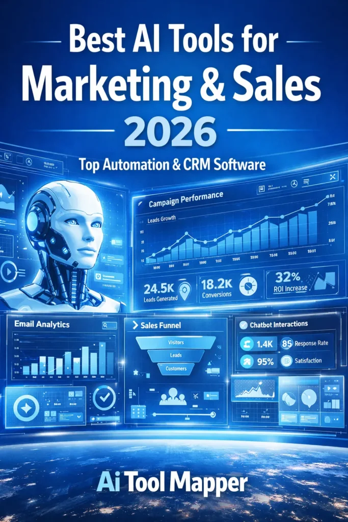 Best AI Tools for Marketing & Sales in 2026 (Top Automation & CRM Software) - AI Tool Mapper
