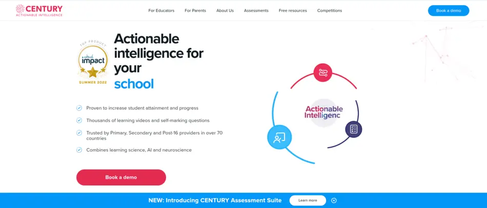 CENTURY Tech – Best Adaptive Learning Software - AI Tool Mapper