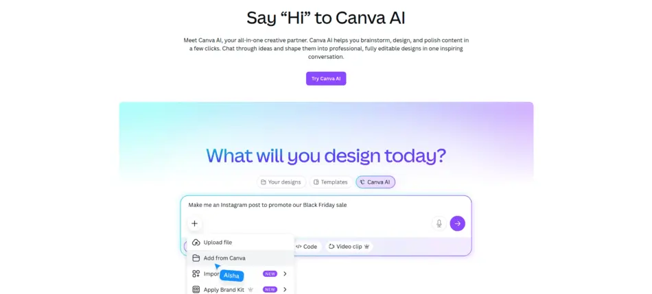 Canva (Canva AI) - AIToolMapper.com