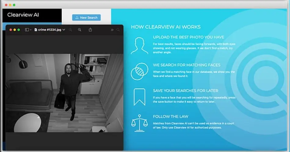Clearview AI Face Recognition Tool