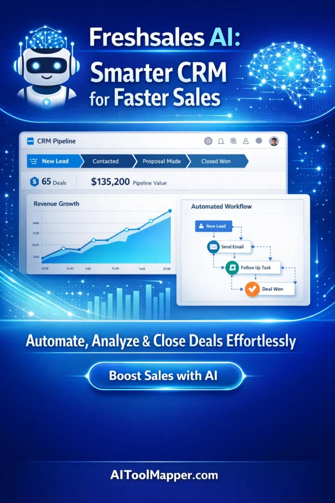 Freshsales AI- Streamlined Sales CRM Solution - AIToolMapper.com