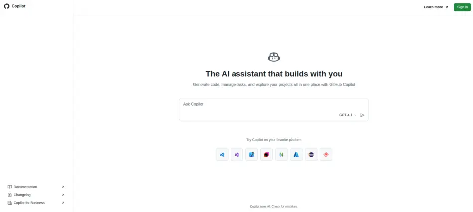 GitHub Copilot - AIToolMapper.com