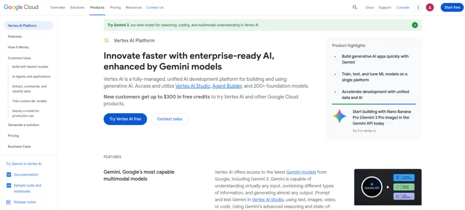 Google Vertex AI - AIToolMapper.com