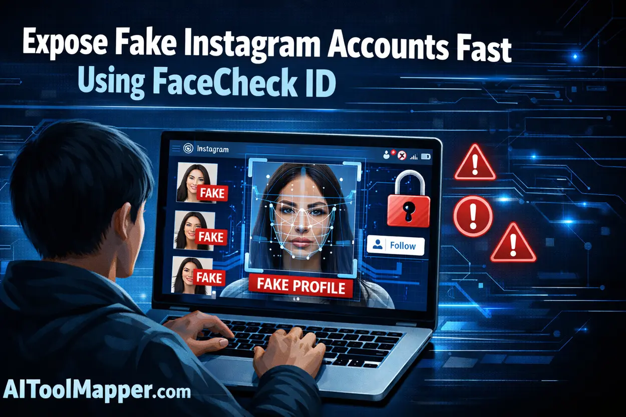 How to Find Fake Instagram Profiles Using FaceCheck ID - AIToolMapper.com