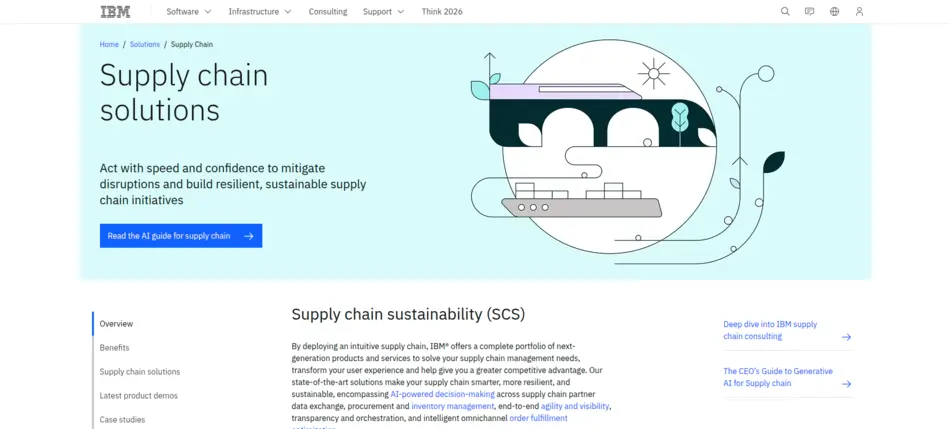 IBM Watson Supply Chain - AIToolMapper.com