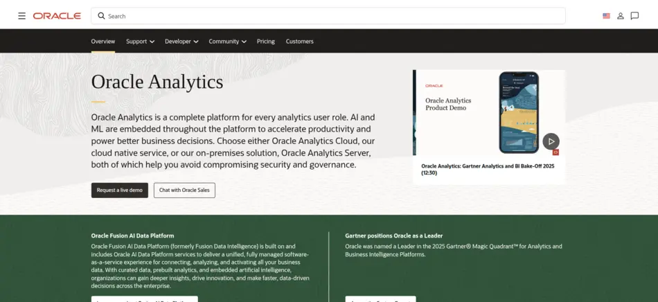 Oracle Analytics Cloud - AI Tool Mapper