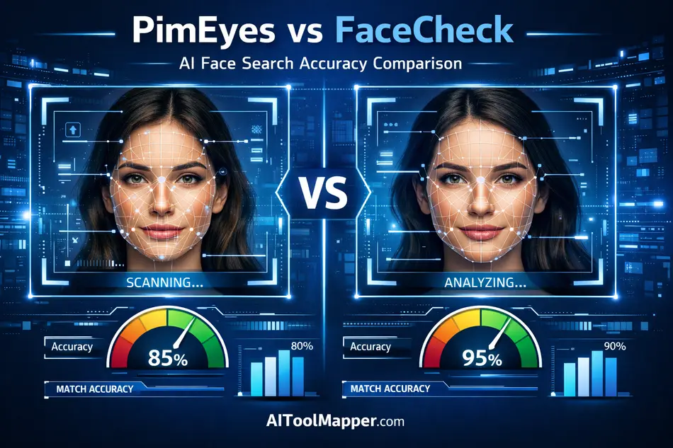 PimEyes vs FaceCheck – AI Face Search Accuracy Comparison