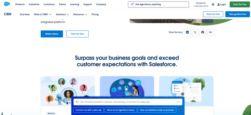 Salesforce Einstein (AI CRM Leader) - AI Tool Mapper