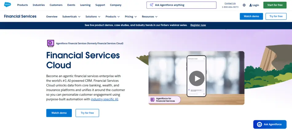 Salesforce Financial Services Cloud - AI Tool Mapper
