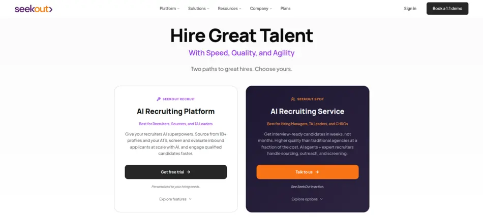 SeekOut - AIToolMapper.com