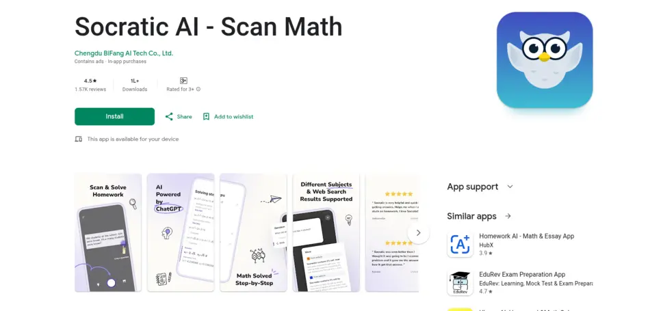 Socratic By Google – Best Homework Helper - AI Tool Mapper