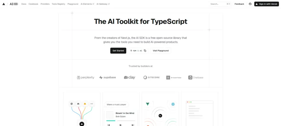 Vercel AI SDK - AIToolMapper.com