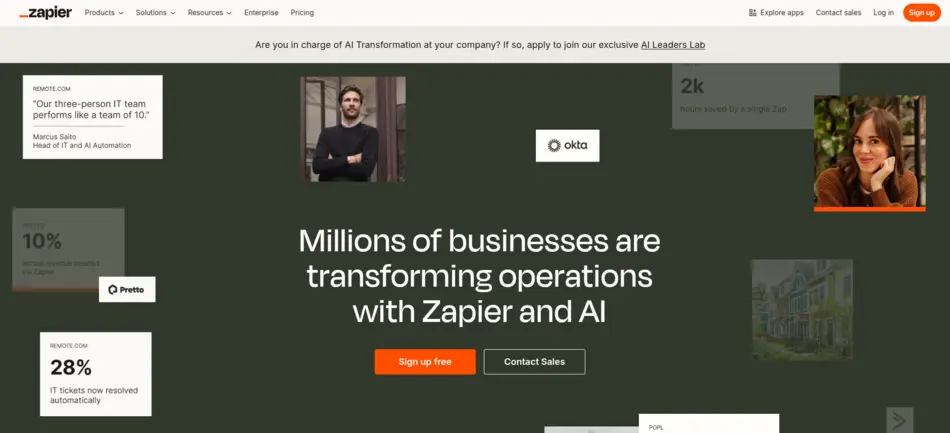Zapier AI Automation - AI Tool Mapper