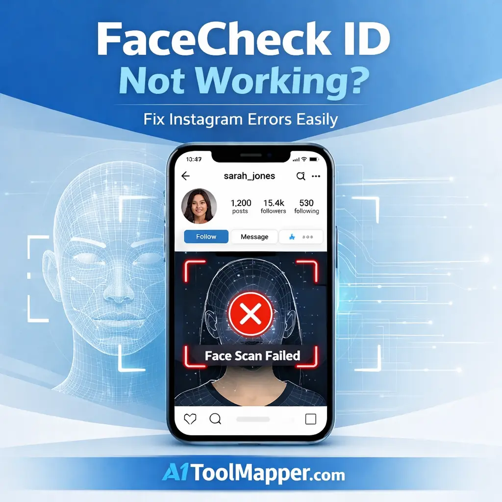FaceCheck ID Not Working with Instagram- ins