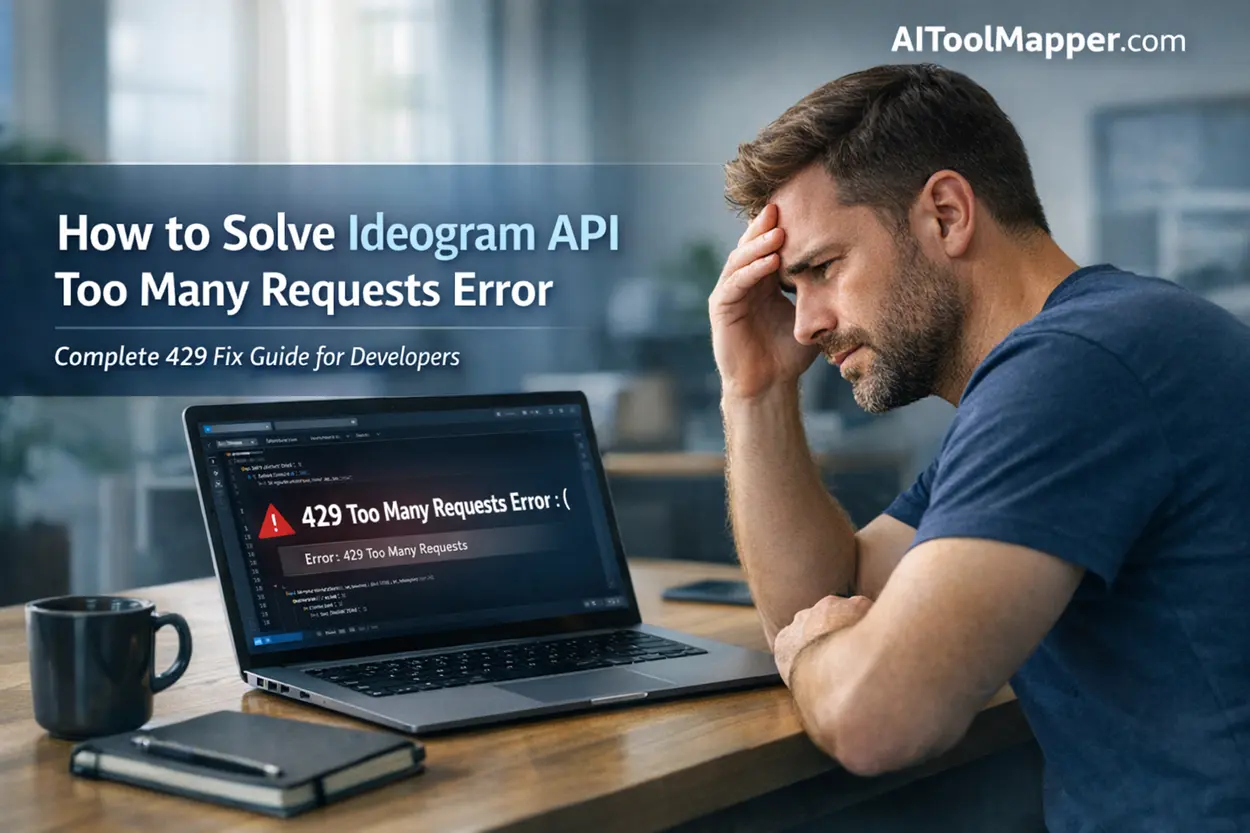 Frustrated developer facing error message