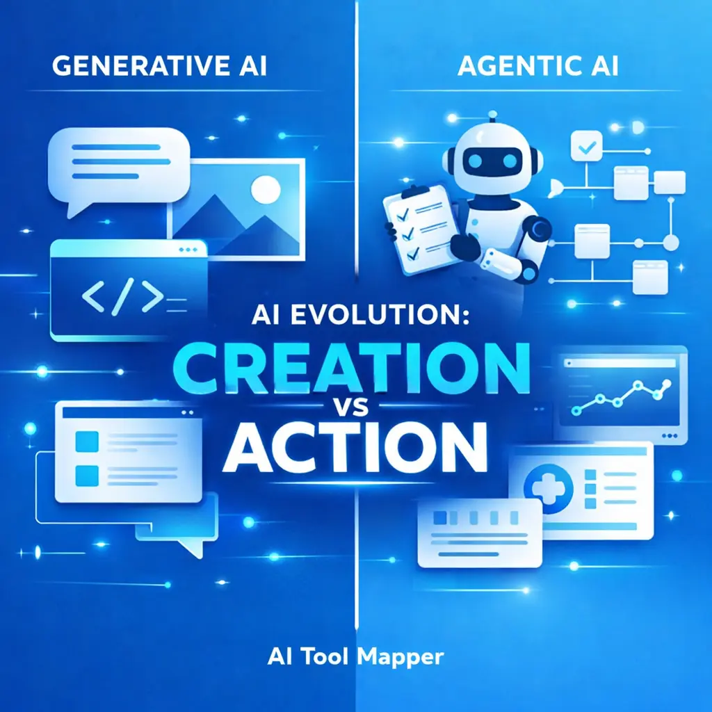 Generative AI vs Agentic AI - inst