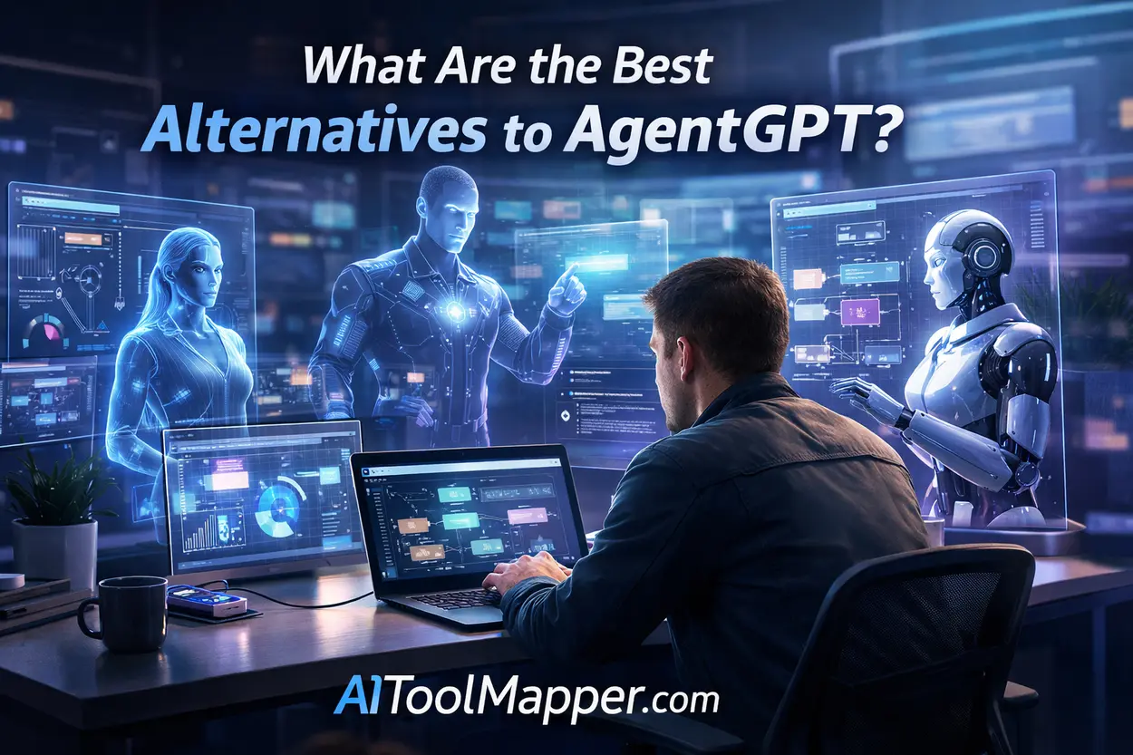 Best AgentGPT alternatives AI tools futuristic workspace automation 2026